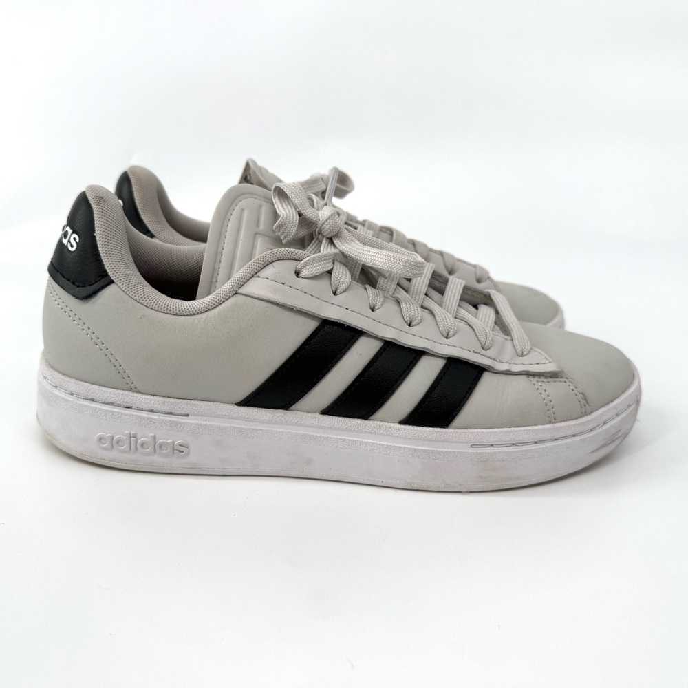 Adidas Men's Gray and Black Sneakers